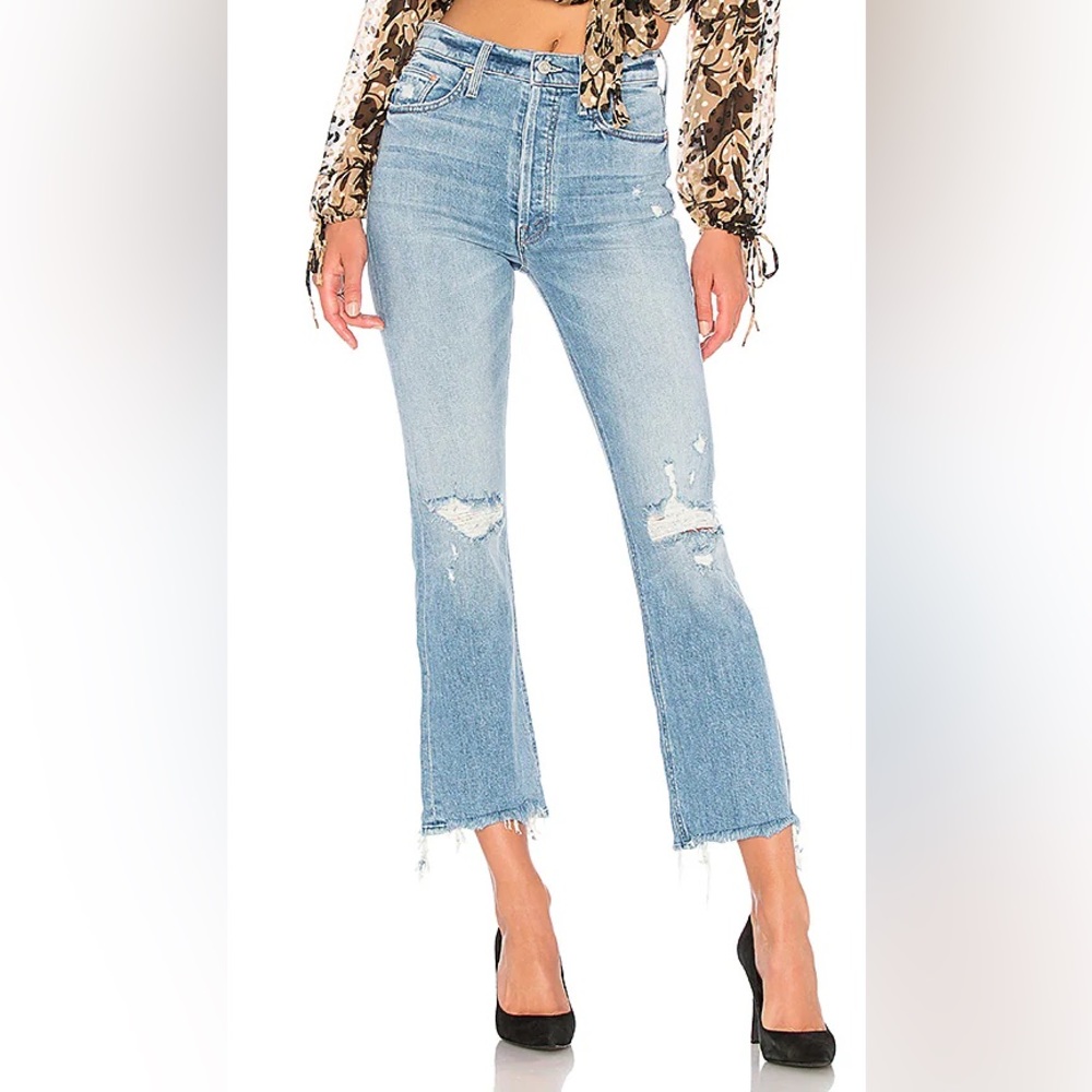 MOTHER denim the tripper ankle fray in Misbeliever 25